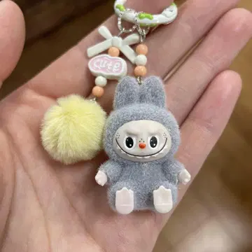 라부부 Labubu 키링 그레이 인기 귀여워