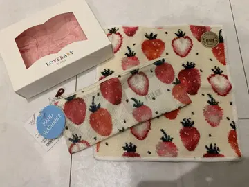 페일러 딸기 손수건 펜 케이스 파우치