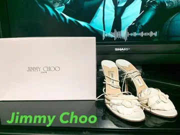 Jimmy Choo 화이트 하이힐