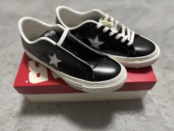 CONVERSE ONE STAR J 블랙/화이트 25.5cm