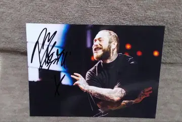 포스트 말론 친필 사인 사진 Post Malone