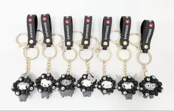 [ 컴플리트 세트 ] 만박 한정 산리오 블랙 먝먝 코스프레 키링