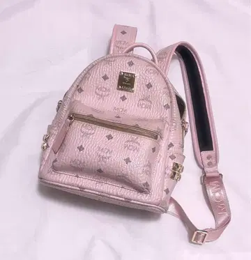 MCM 백팩 파우더 핑크 미니 사이즈