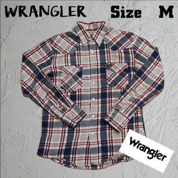 [가격 인하 중] [스피드 배송] WRANGLER 플란넬 셔츠 체크 셔츠