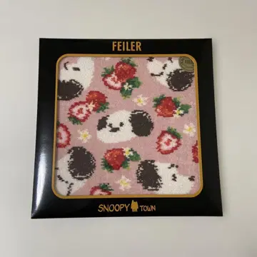 FEILER 스누피 스트로베리 플라워