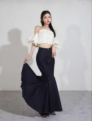 Darich 프린세스 머메이드 데님 스커트