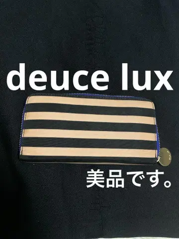 deux lux 스트라이프 장지갑. 새상품급.
