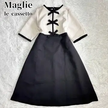 Maglie le cassetto 튀르 리본 클래시컬 원피스