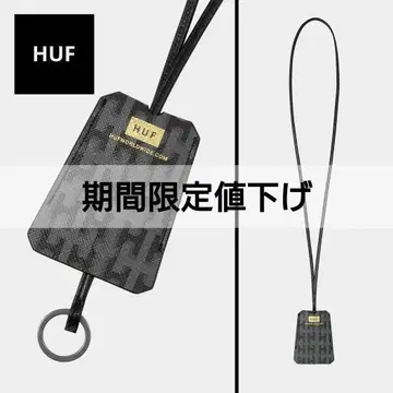 HUF 가죽 키 목걸이 새상품 미사용