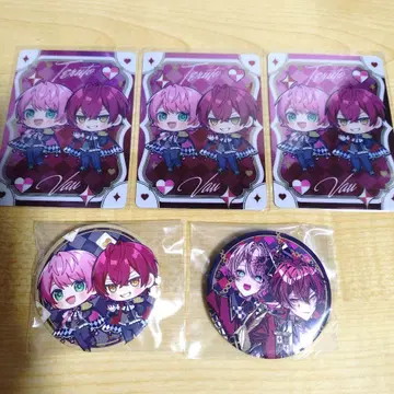 STPR 기사X nightX 컬렉션 카드 캔뱃지 테루토 바우