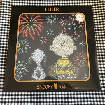 FEILER 타월 손수건 스누피 불꽃놀이