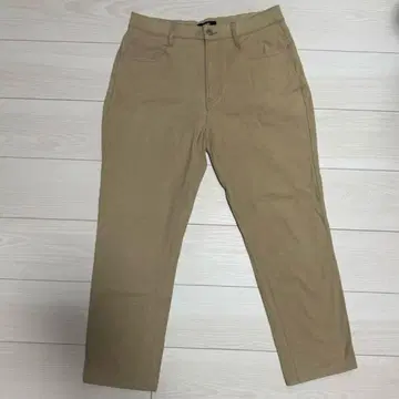 BEAMS HEART 베이지 치노 팬츠 냉감