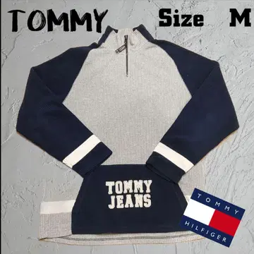 [선착순 레어] TOMMY JEANS 하프 지퍼 프리 스트레이너