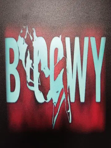 초기 BOOWY 그래픽 메탈 포스터 20cm x 30cm