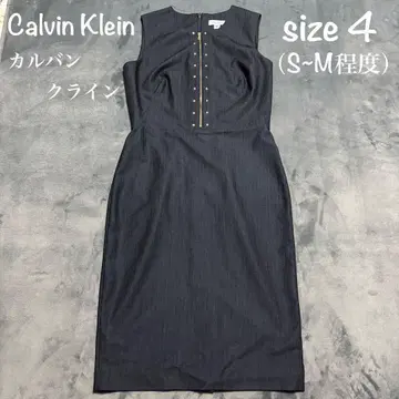 Calvin Klein 다크 데님 원피스 4