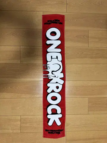ONE OK ROCK 2024 타월 빨간색
