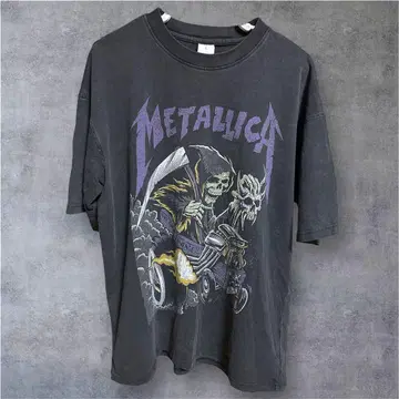 Metallica 오버사이즈 티셔츠 L 사이즈 블랙
