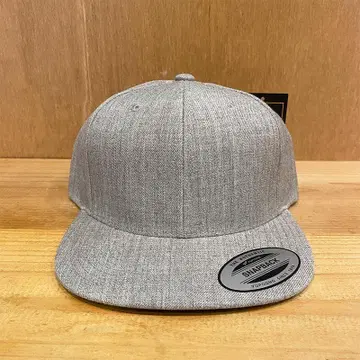 새 상품 FLEXFIT PREMIUM SNAPBACK CAP 헤더 그레이