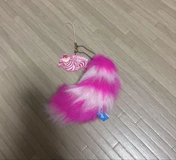 체셔 고양이 꼬리 스트랩 키링