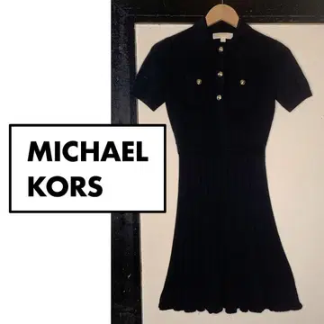 새상품급 MICHAEL KORS 반팔 원피스 블랙