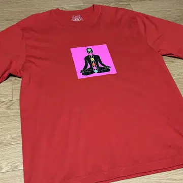 미사용품 PALACE 티셔츠 레드 M 사이즈