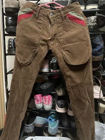 루드 갤러리 코듀로이 팬츠 브라운 사이드 포켓