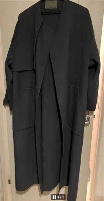 uncrave 앙크레이브 코트 블루 그레이