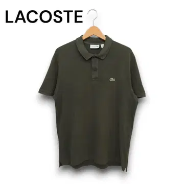 라코스테 LACOSTE 슬림핏 피케 셔츠 [ US XL ] 올리브 그린