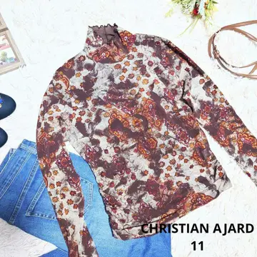 일본제 컨디션 최상 CHRISTIANAJARD 하이넥 티셔츠(L)