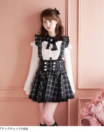 레이스업 서스펜더 치마바지 LIZ LISA