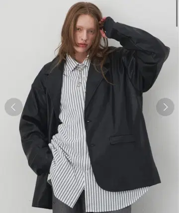 [ AIVER ] 비건 가죽 자켓