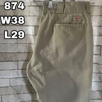 디키즈 874 워크 팬츠 자수 베이지 38 x 29