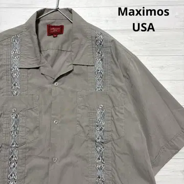 Maximos USA GUAYABERA SHIRT 맥시모스