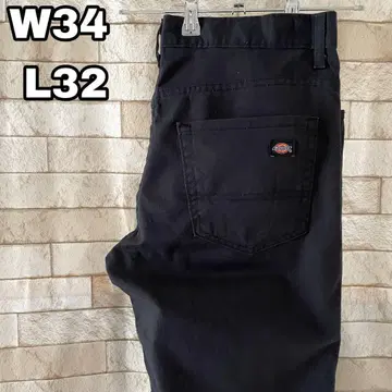 디키즈 워크 팬츠 멕시코제 자수 블랙 34 x 32