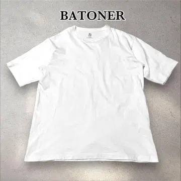 24SS BATONER MERIYASU 티셔츠 화이트
