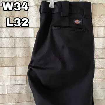 디키즈 워크 팬츠 슬림 멕시코산 자수 블랙 34 x 32