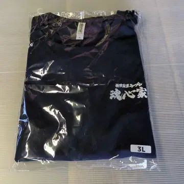블랙 3L 티셔츠 로고