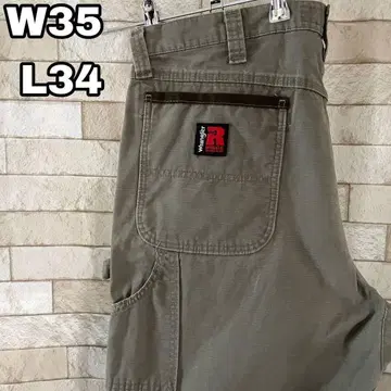 랭글러 페인터 팬츠 자수 베이지 35 x 34