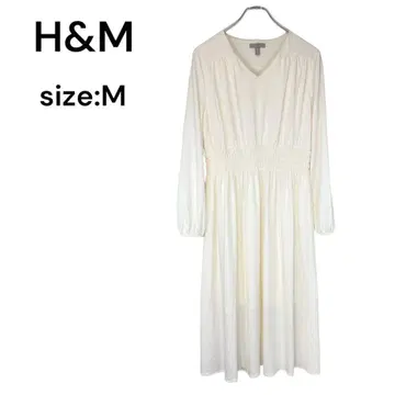 H&M 에이치앤엠 원피스 롱 긴팔 M 세련되고 청결한 고급스러움