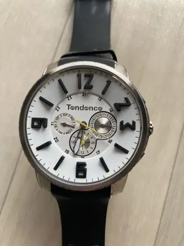 Tendance 크로노그래프 손목시계 화이트/블랙