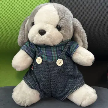 선애로우 강아지 봉제 인형 쇼와 레트로