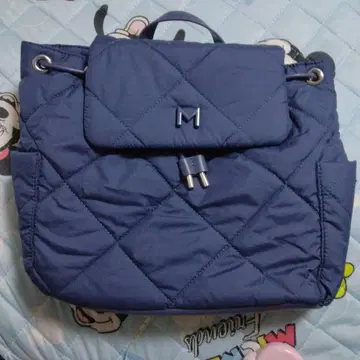 MARELLA 네이비 퀼팅 백