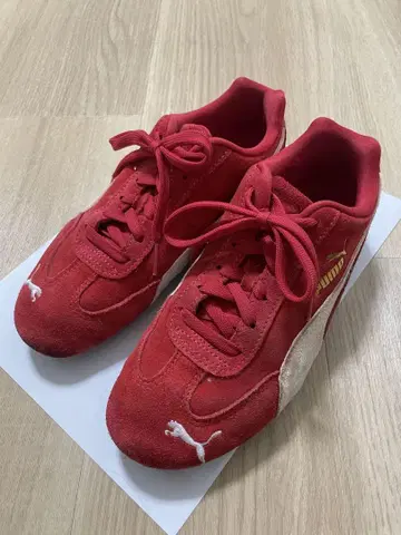 [ 가격 인하 협상 ] PUMA 스피드캣 스니커즈 레드 빨간색