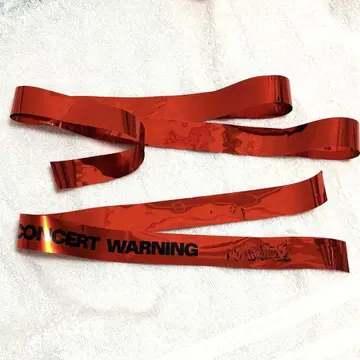 HOSHIXWOOZI WARNING 은색 테이프 호시 우지