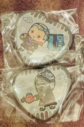 NARUTO 산리오 콜라보 캔뱃지 SD 히단 카쿠즈