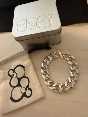 ENEY 실버 체인 팔찌