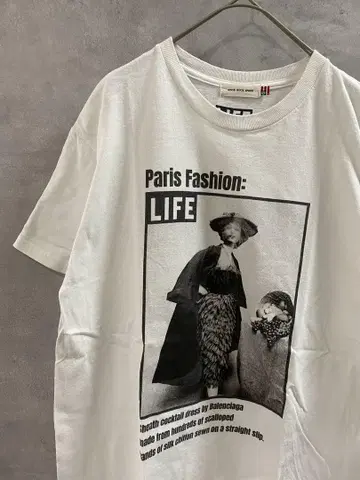 GOOD ROCK SPEED x LIFE 사진 프린트 티셔츠