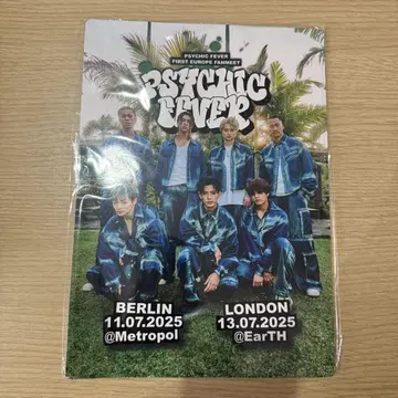 PSYCHIC FEVER 포스터 (사인 없음)