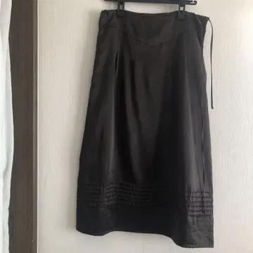 블루데블레스 다크 브라운 롱 스커트
