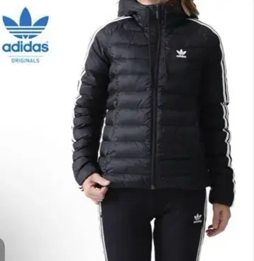 adidas 오리지널 다운 M 사이즈 후드 부착